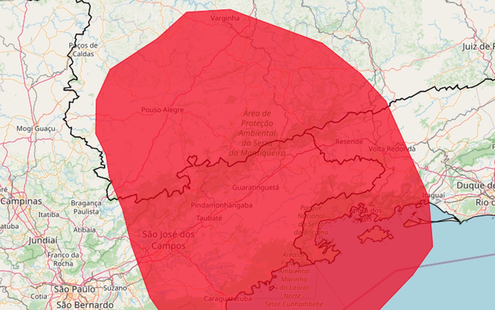 Inmet emite alerta de perigo por grande acumulado de chuva para cidades do Sul de Minas