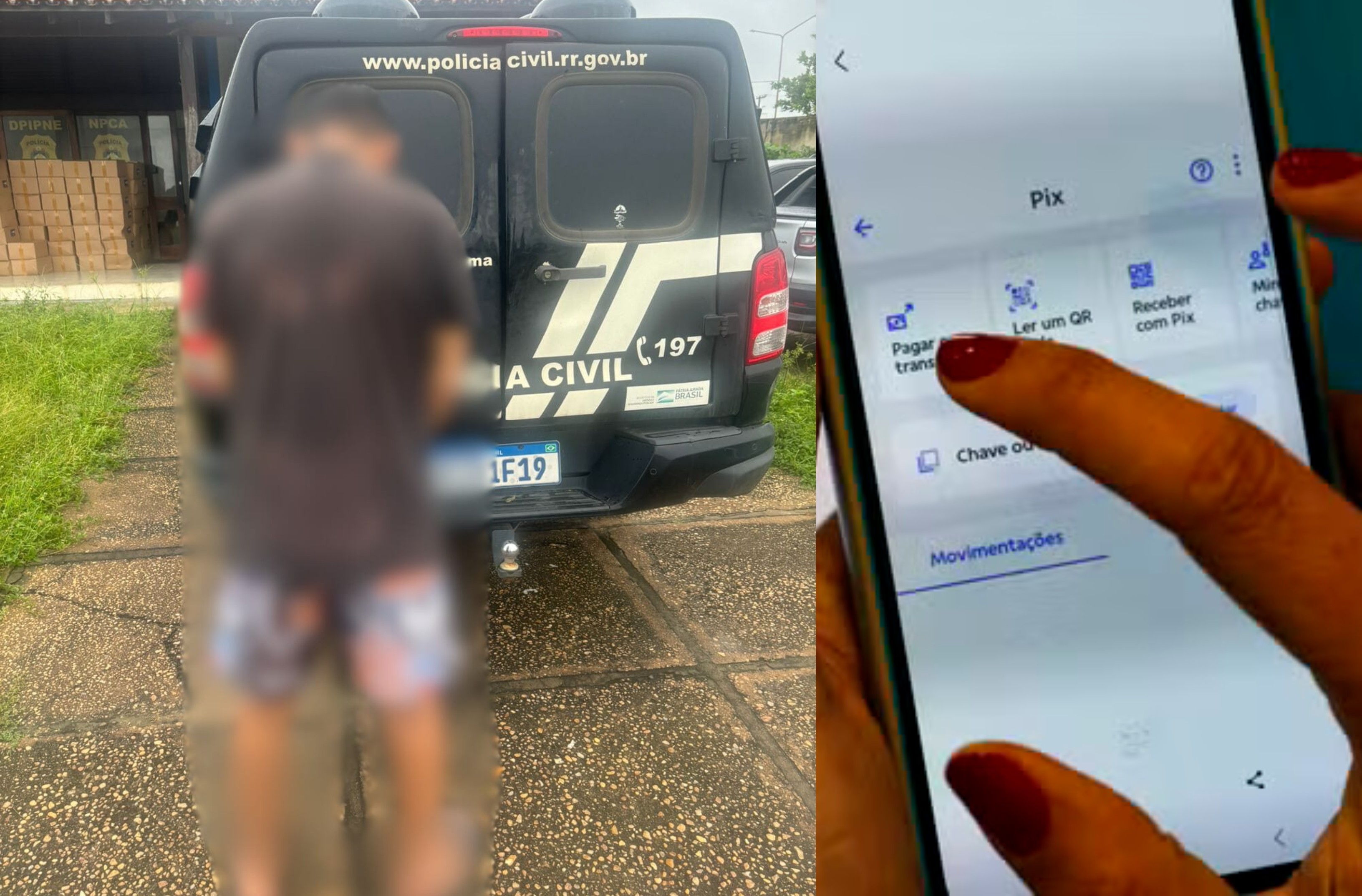 Motorista é preso por aliciar menina de 13 anos com Pix de R$ 20 em troca de fotos e vídeos pornográficos