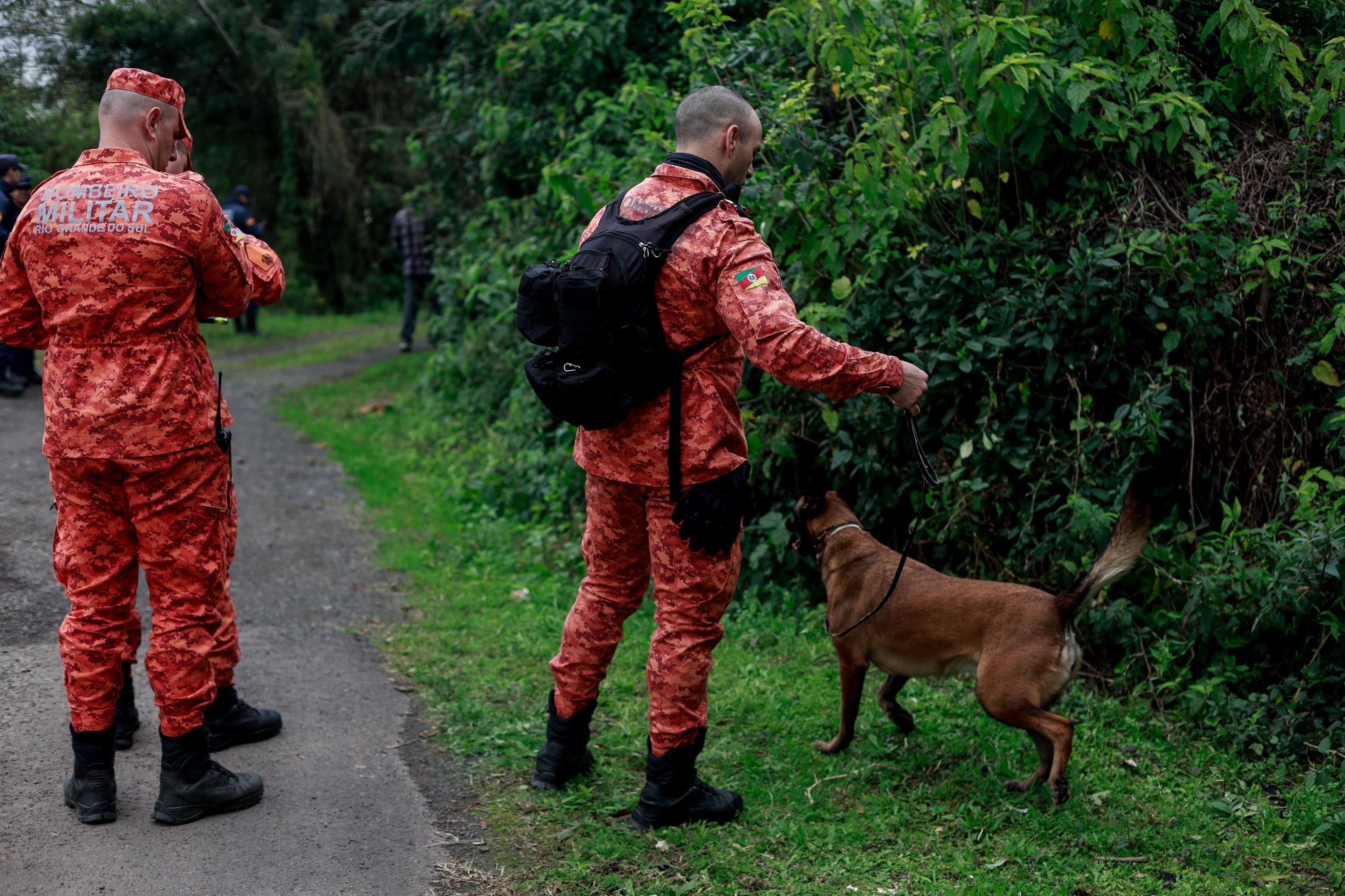 Caso Aguiar: após denúncia anônima, polícia volta a fazer buscas por corpos de família desaparecida há mais de 5 meses no RS — Foto: Duda Fortes/Agência RBS