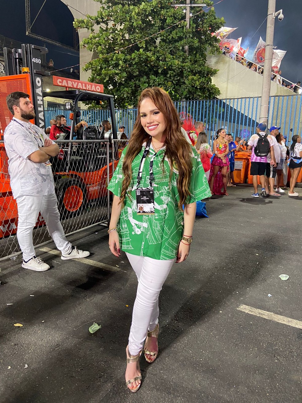 Lara mara, diretora de carnaval da Unidos de Padre Miguel — Foto: g1