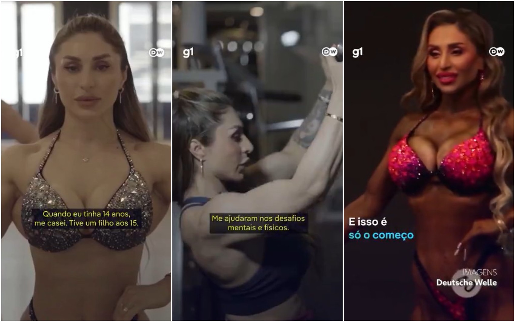 Afegã que fugiu do país reconstrói vida como fisiculturista; veja VÍDEO