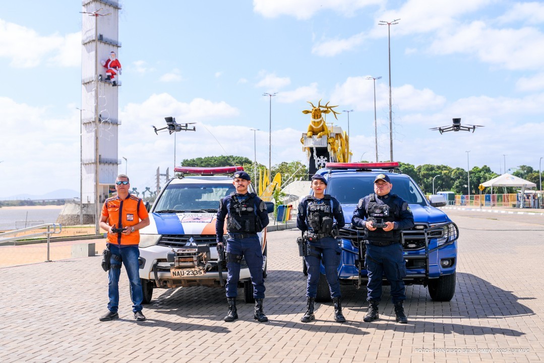 Drones de última geração reforçam segurança pública em Boa Vista
