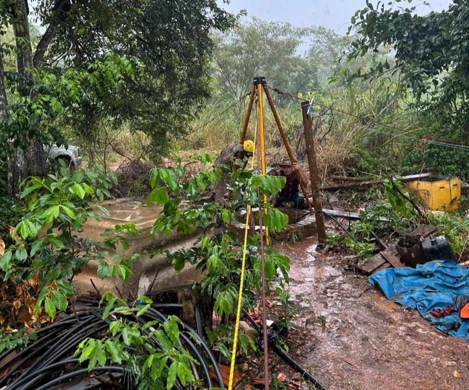 Trabalhador sobrevive após cair em poço de 20 metros de profundidade em MT