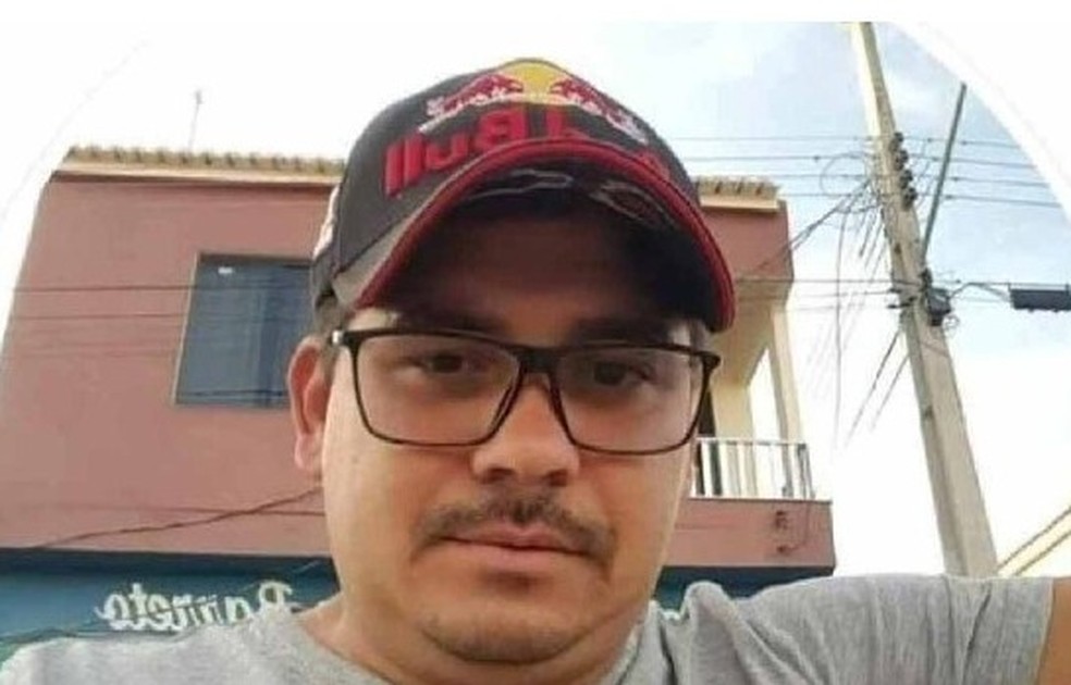 Leandro Pinheiro Barros, acusado de matar esposa em São José da Tapera — Foto: Reprodução/TV Gazeta