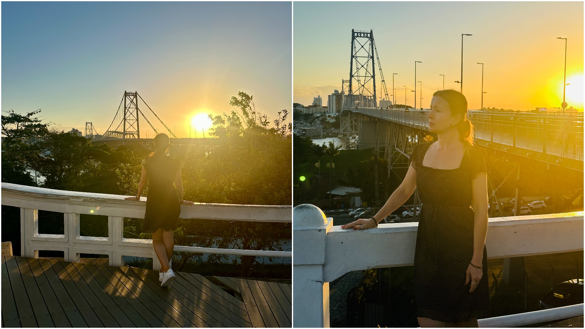 Ponte Hercílio Luz: fotógrafo revela melhores pontos e ângulos para fotos do pôr do sol em Florianópolis