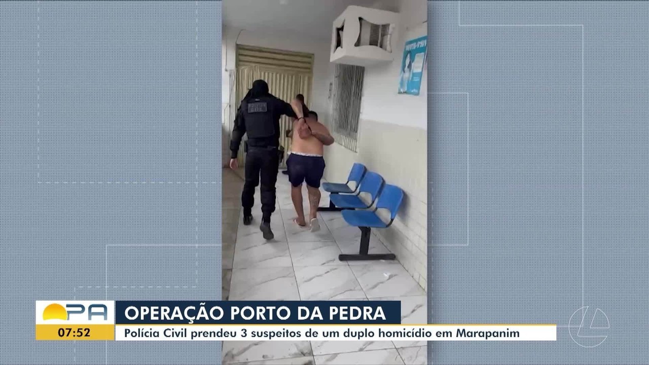 Polícia prende três suspeitos de envolvimento em duplo homicídio em Marapanim, no Pará