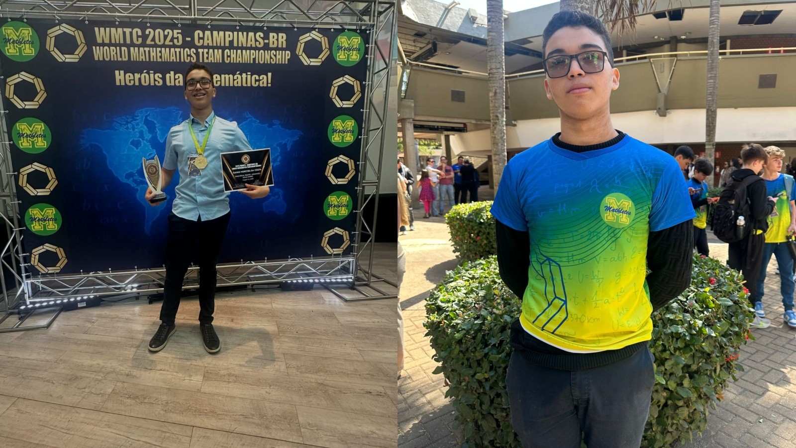 Aluno do Ceará conquista medalha de ouro em campeonato mundial de matemática