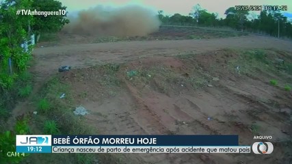Bebê de casal morto em acidente no norte do TO morre dias após nascer