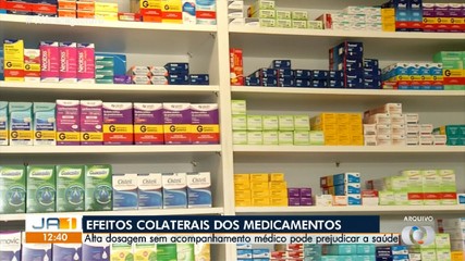 Alta dosagem de remédios sem prescrição médica pode prejudicar a saúde