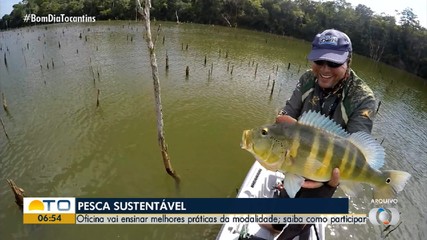 Oficina gratuita sobre pesca sustentável será realizada no Naturatins