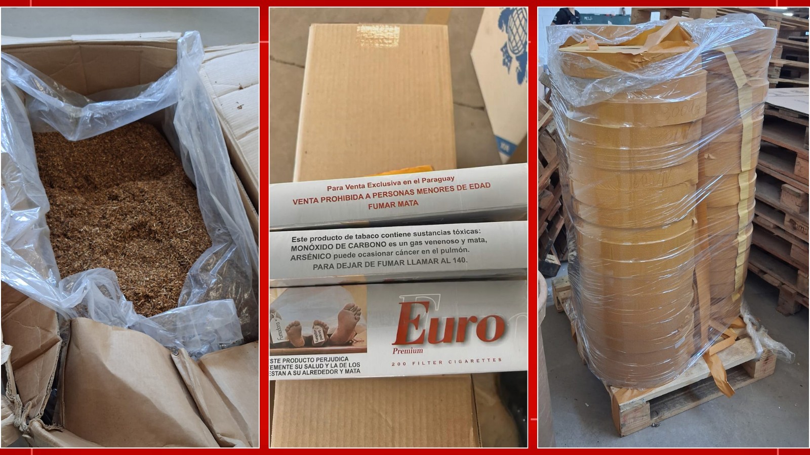 Polícia encontra fábrica clandestina de cigarros paraguaios no DF; galpão tinha 360 mil maços prontos e 5 toneladas de fumo