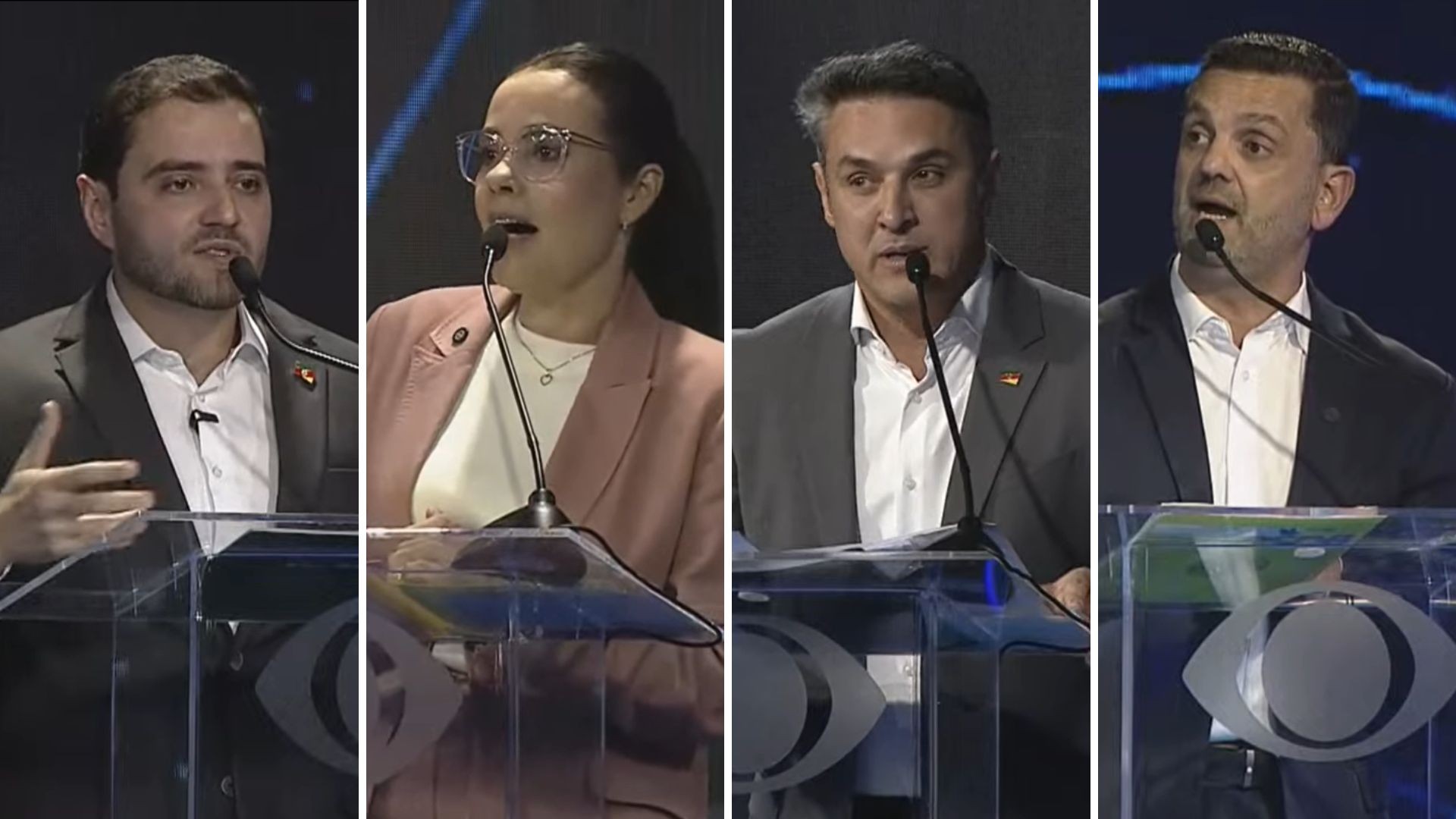 Em novo debate, candidatos ao governo do RS buscam explorar pontos fracos de adversários