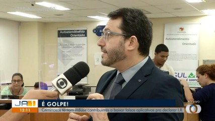 Golpistas tentam induzir pessoas a baixarem aplicativos falsos para declarar o IR