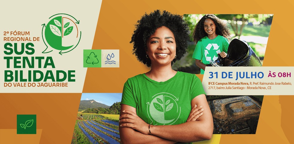 Quadro 2º Fórum regional de sustentabilidade — Foto: Arquivo pessoal