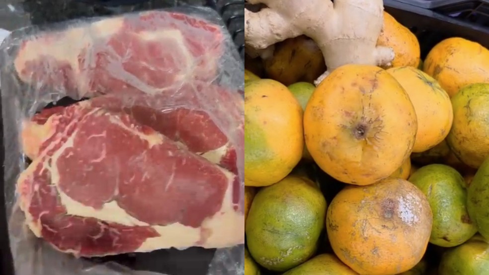 Produtos foram retirados e descartados. — Foto: Divulgação/Procon