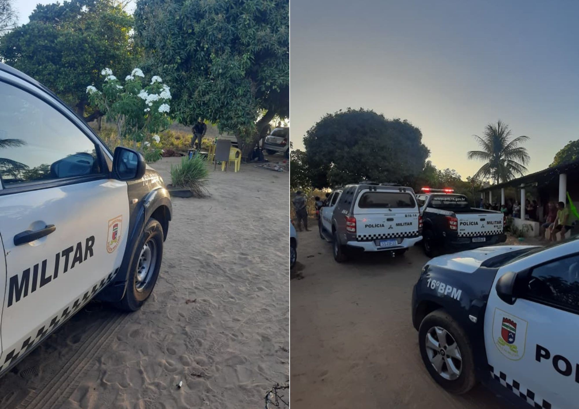 Criminosos invadem festa de aniversário e matam duas pessoas a tiros na Grande Natal