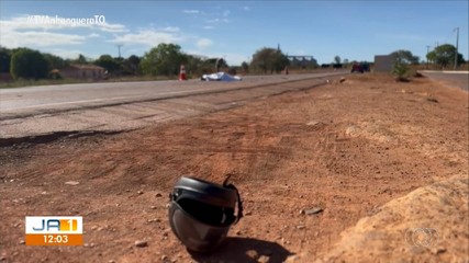 Acidente entre motocicleta e carro deixa idoso morto em Santa Rosa do Tocantins