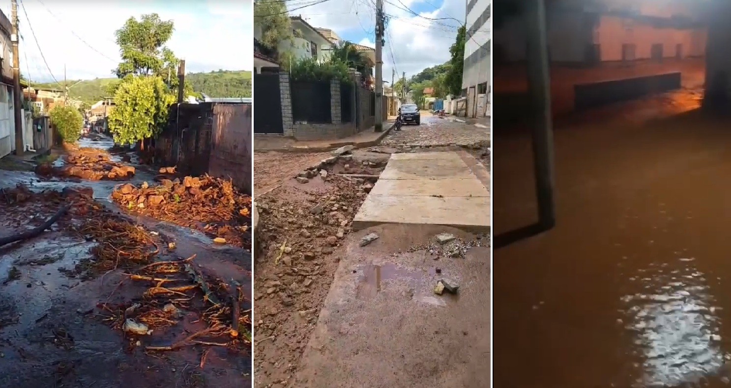 Itaperuna volta a sofrer com chuva intensa e registra novos alagamentos após sequência de temporais