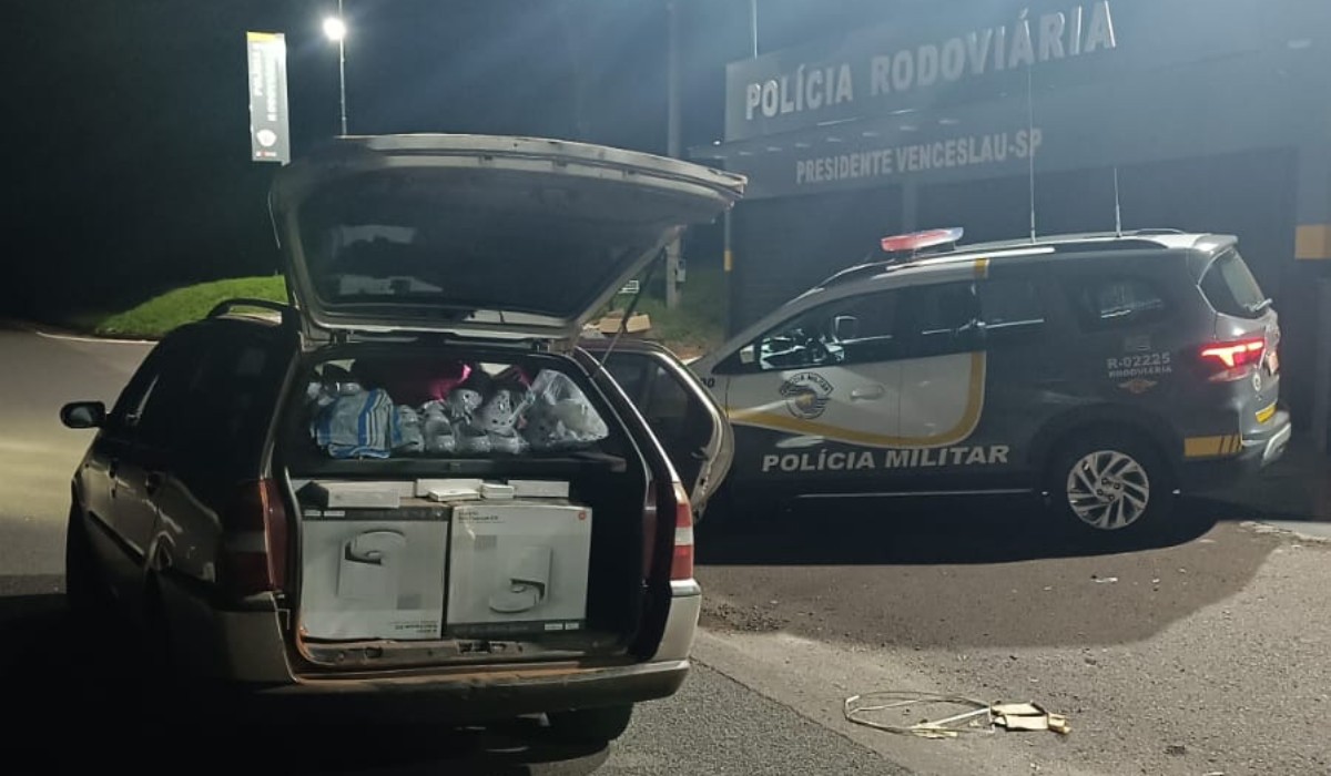 Homem é detido com mercadorias sem nota fiscal avaliadas em R$ 58 mil em Presidente Venceslau