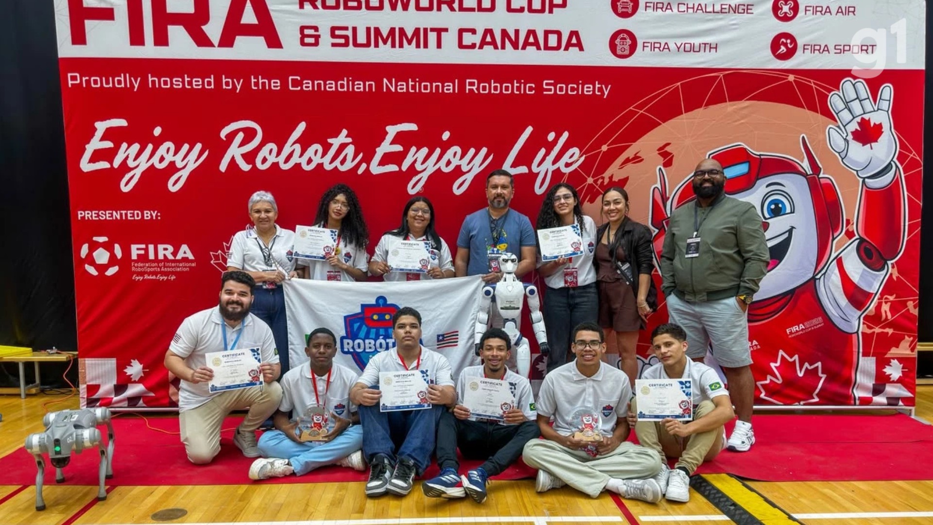 Estudantes maranhenses conquistam prêmios em competição mundial de robótica no Canadá