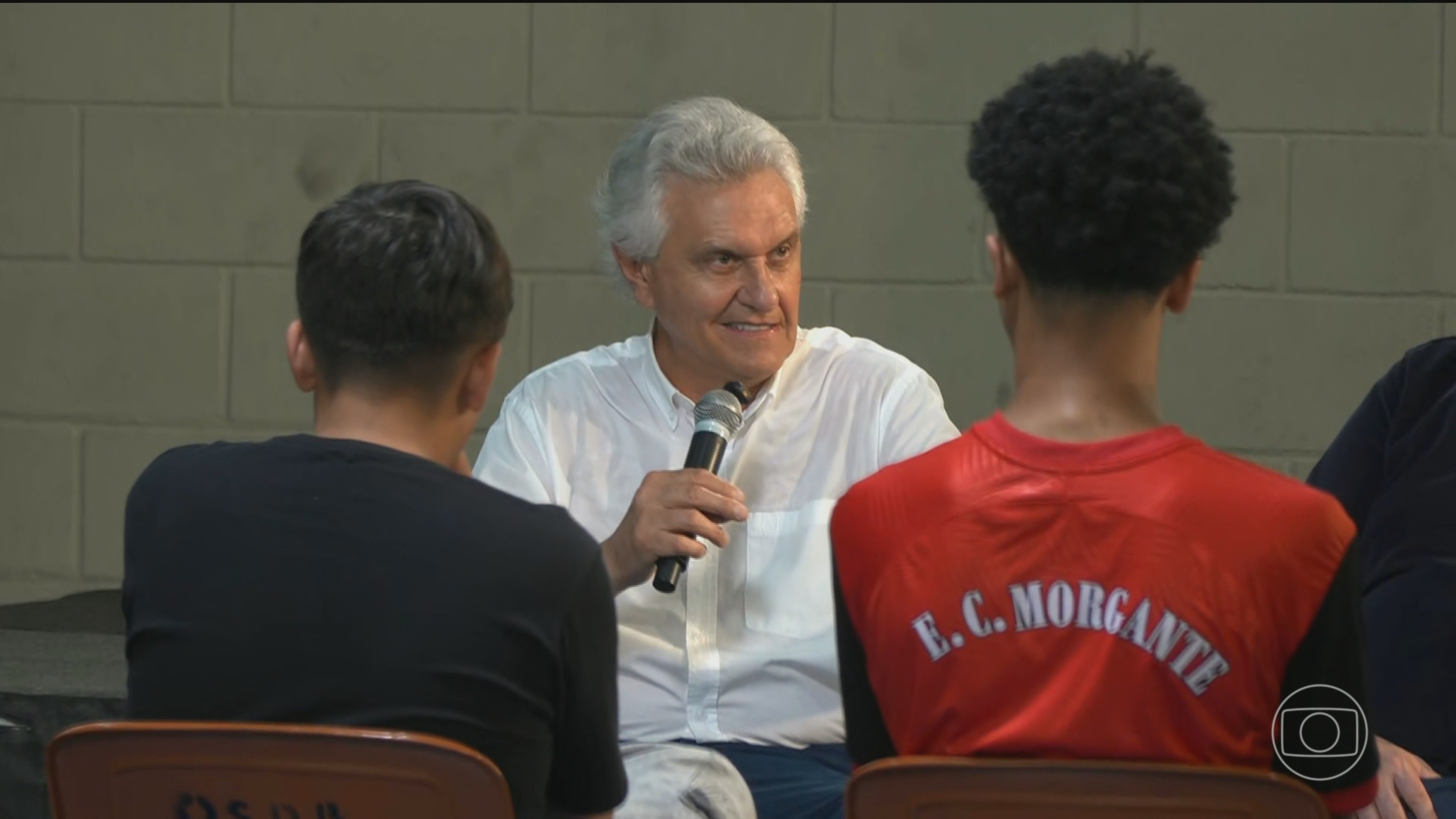 Ronaldo Caiado, candidato do PSD à Presidência, visita centro de ação social em São Paulo