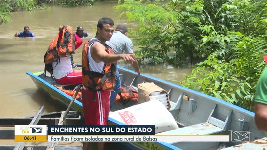 Rio Balsinha transborda e deixa 80 famílias isoladas na zona rural de Balsas - Programa: Bom Dia Mirante 