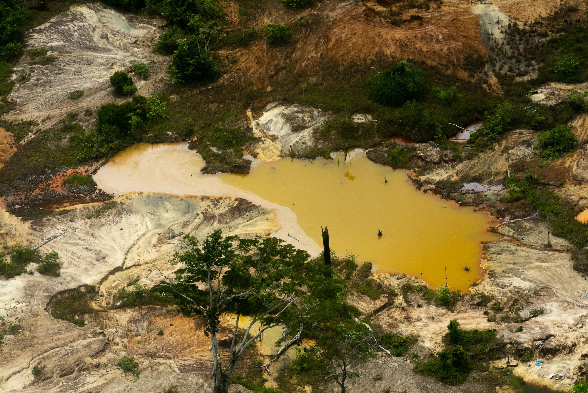 Área degradada pelo garimpo cai, mas atividade muda estratégia e segue na Terra Indígena Yanomami