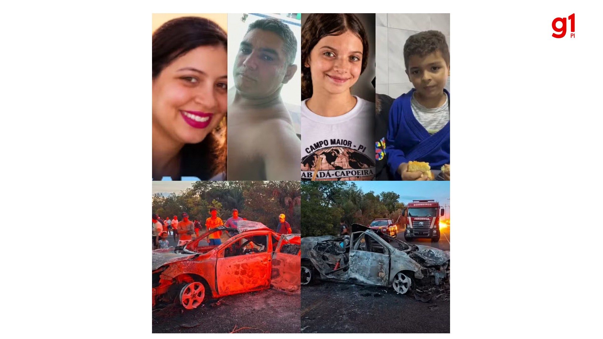 Menina que perdeu os pais, o irmão e a prima em acidente recebe alta hospitalar em Campo Maior
