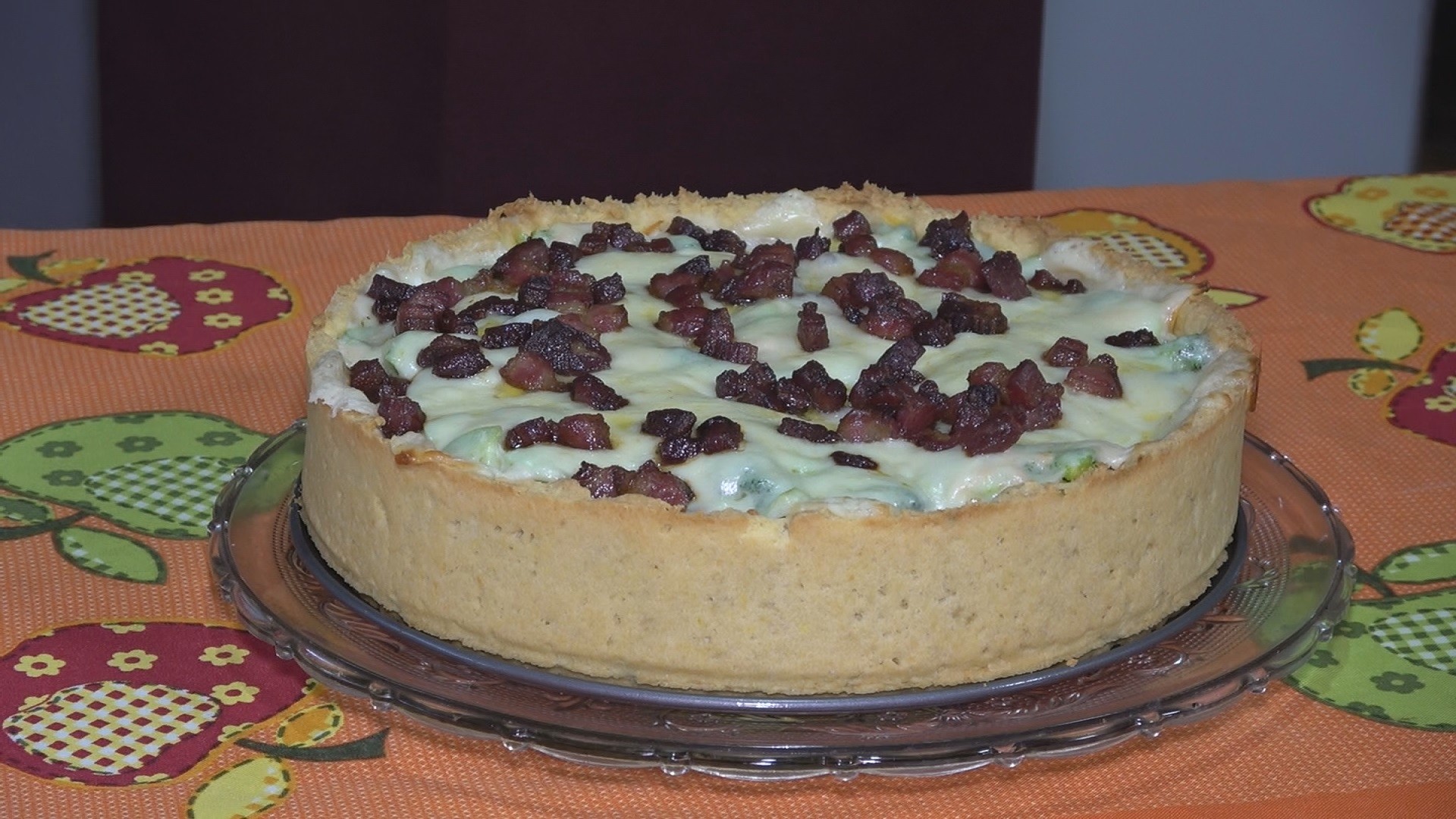 Concurso de Receitas 2025: aprenda a preparar torta de legumes com bacon e queijo cremoso