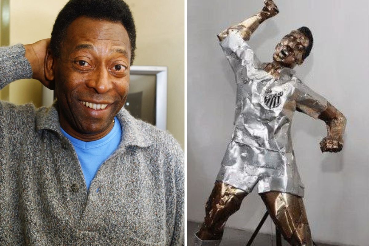 Pelé em Ribeirão Preto: artista plástico relembra entrega de