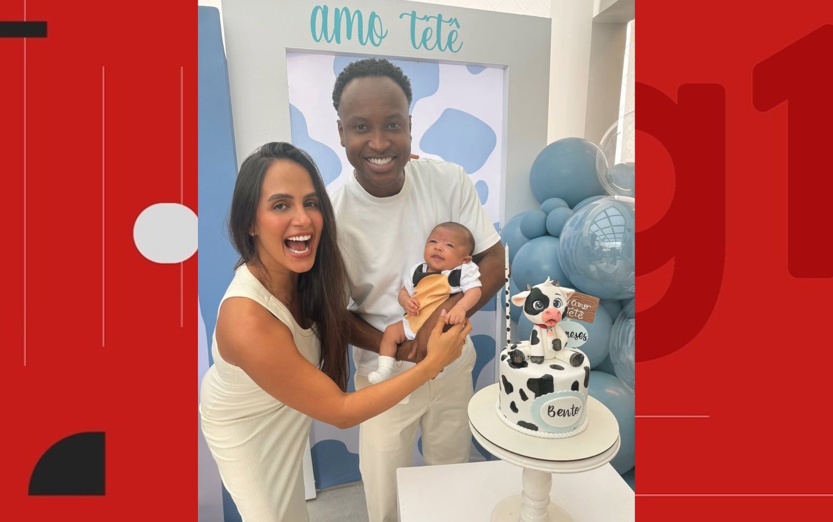 Carol Peixinho se emociona com desenvolvimento de Bento aos dois meses: 'Pezinhos com tanta força'