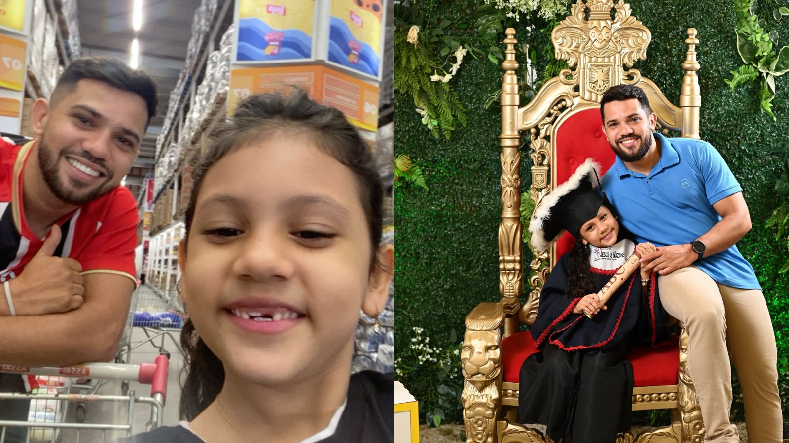Pai solo detalha rotina com filha de seis anos em Teresina: 'fui aprendendo a ser mãe e pai'