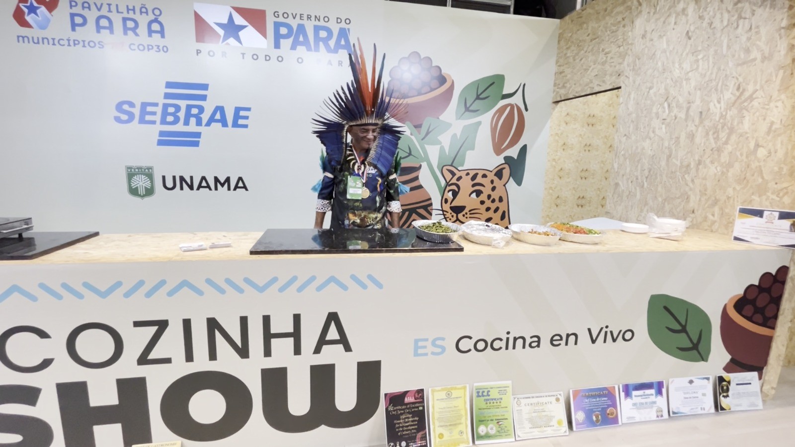 Chef santareno apresenta técnicas ancestrais e valoriza ingredientes amazônicos na COP 30
