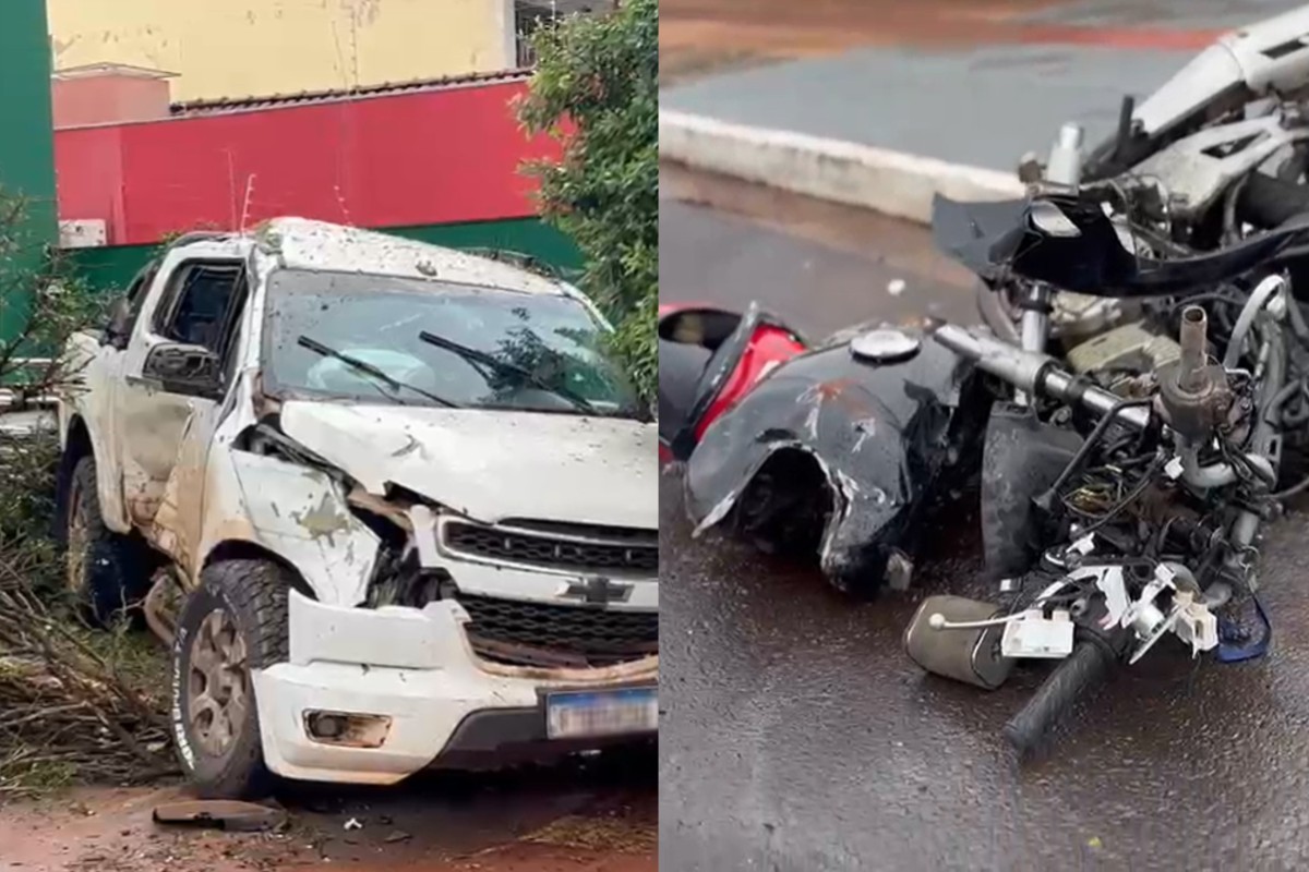 Motociclista morre após ser atingida por caminhonete em alta velocidade em Campo Grande