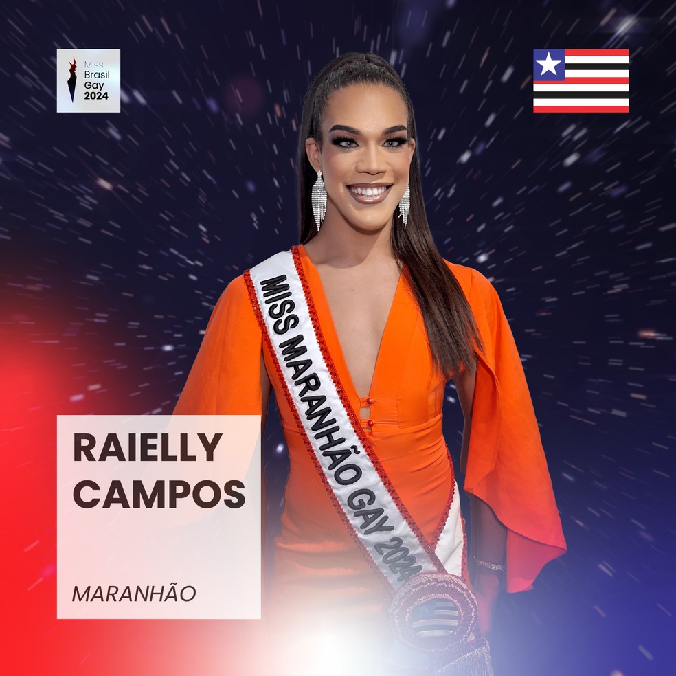 Raielly Campos, do Maranhão — Foto: Miss Brasil Gay/Divulgação