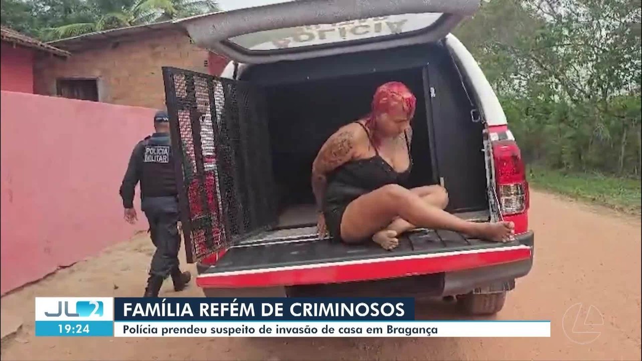 Suspeito de invadir casa e fazer família refém em Bragança é preso