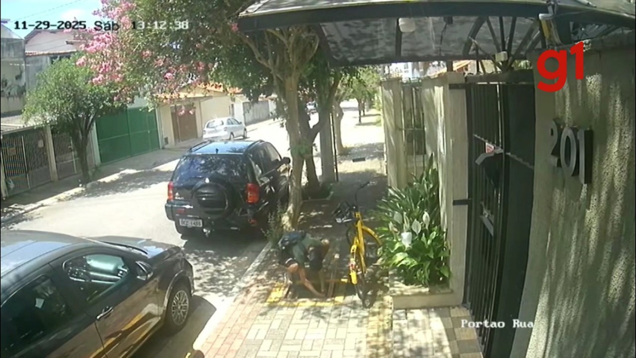 Vídeo: homem furta hidrômetro e deixa prédio sem água em São José dos Campos