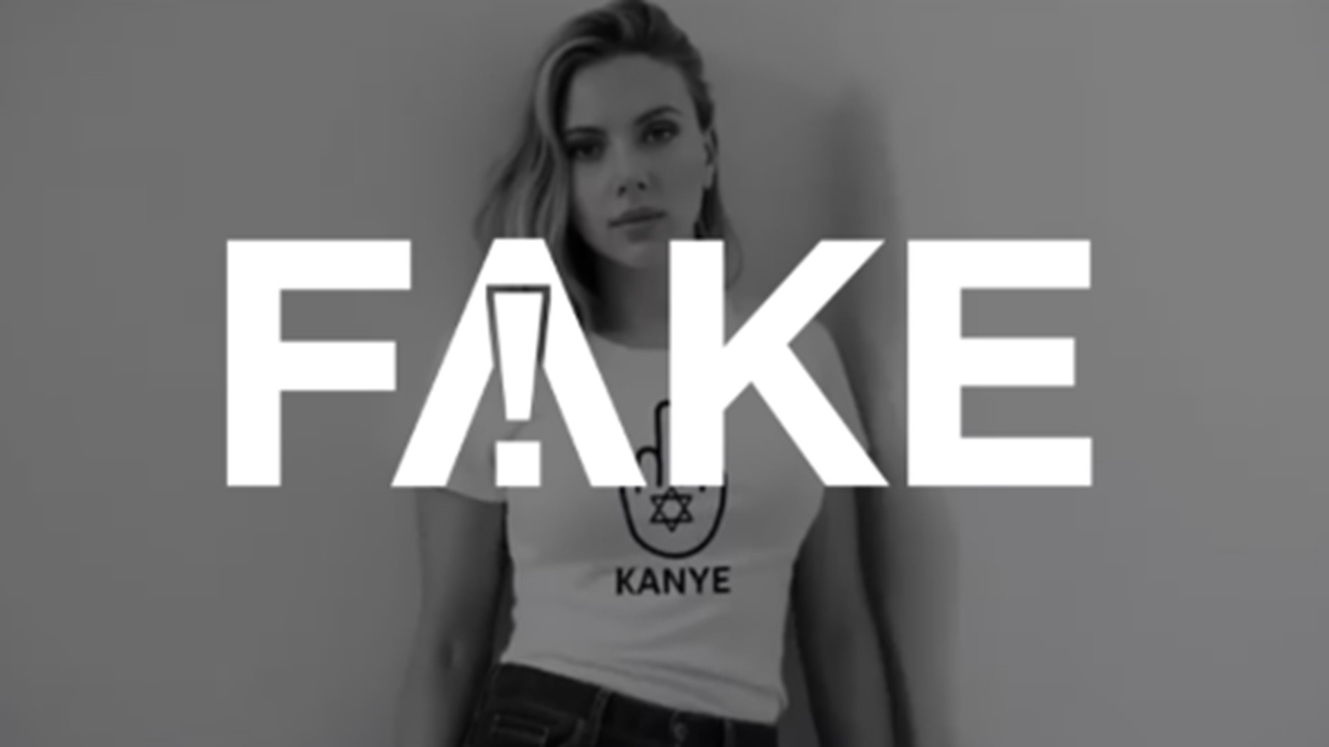 É #FAKE vídeo em que famosos usam camiseta com estrela de Davi e dedo do meio para Kanye West