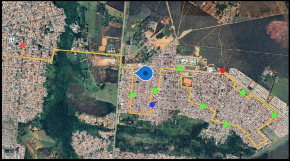 Alterações no trânsito para Festa do Divino Espírito Santo, em Planaltina — Foto: Detran/Divulgação