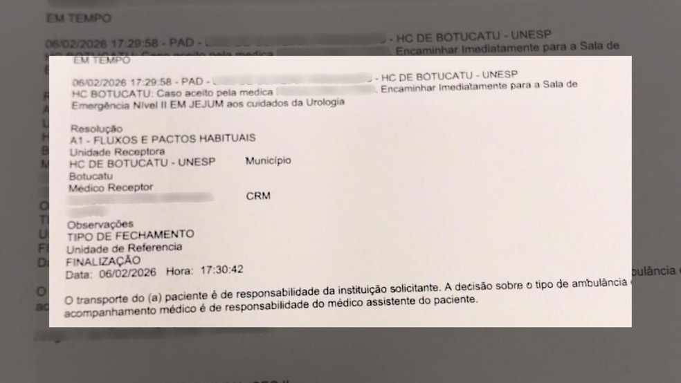Adolescente perde testículo após esperar mais de 12 horas por transferência e caminhar 8 km até hospital em Botucatu — Foto: Arquivo pessoal