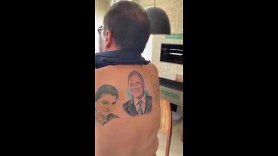 Ronaldo, Boninho, Alvaro Dias, Lula e Bolsonaro: relembre tatuagens feitas em homenagem a figuras públicas  - Programa: G1 GO 