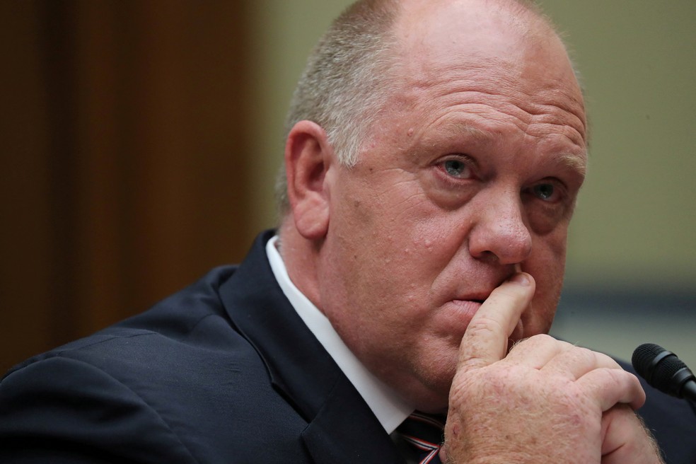 Tom Homan em setembro de 2019 — Foto: REUTERS/Jonathan Ernst