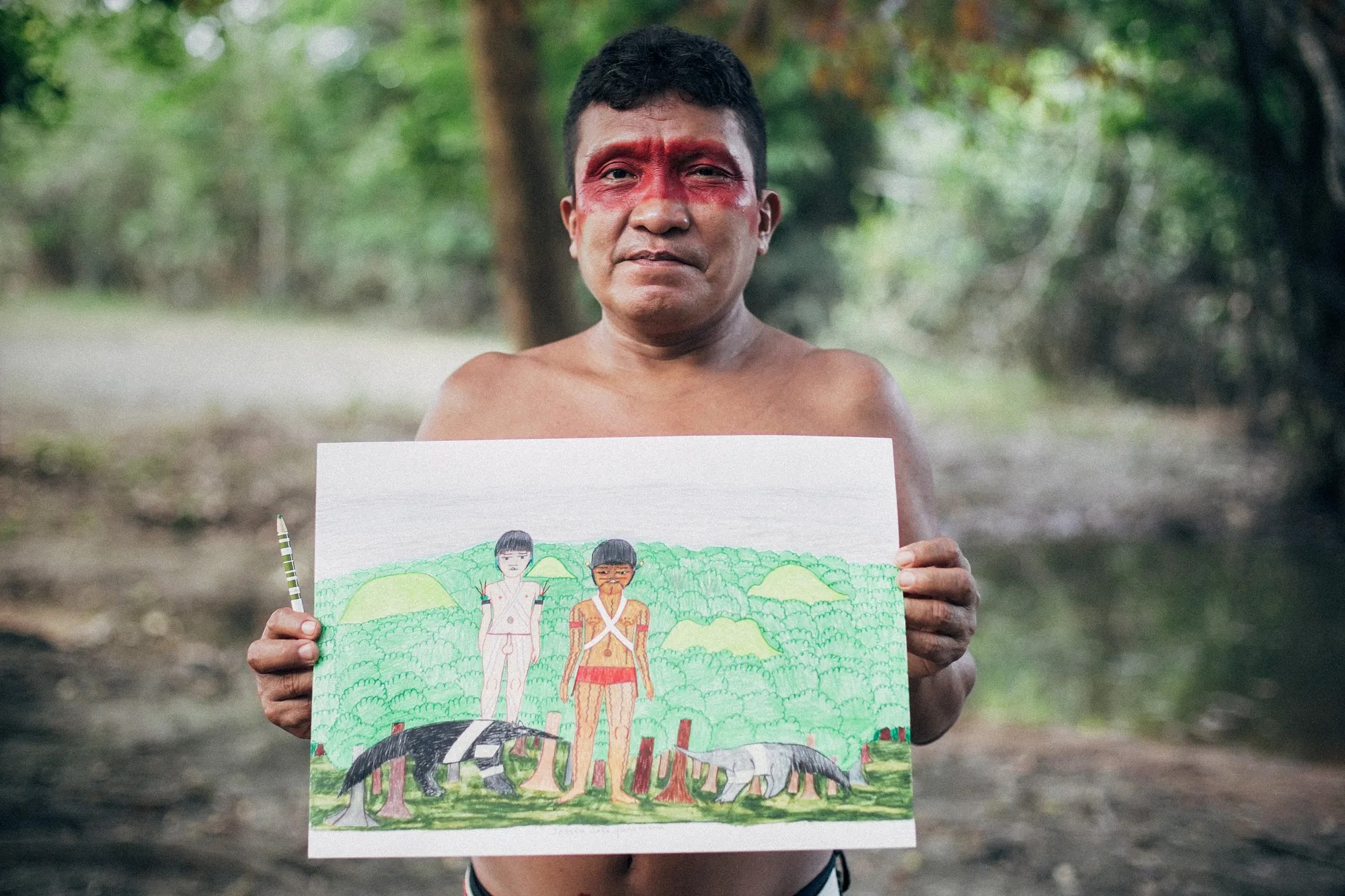 Artistas Yanomami exibem obras na 60ª Bienal de Arte de Veneza