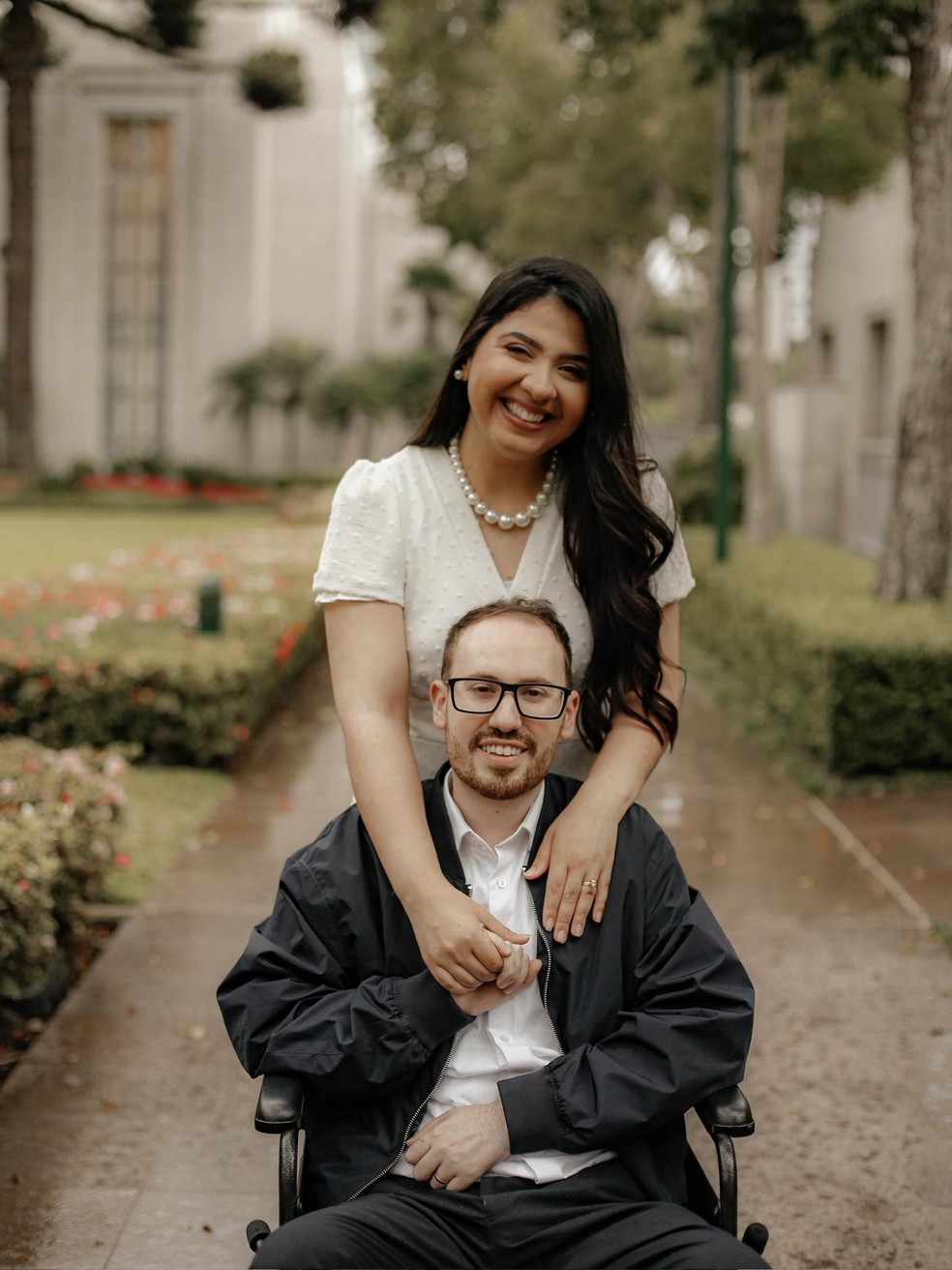 O casal Johnny e Ana — Foto: Arquivo Pessoal