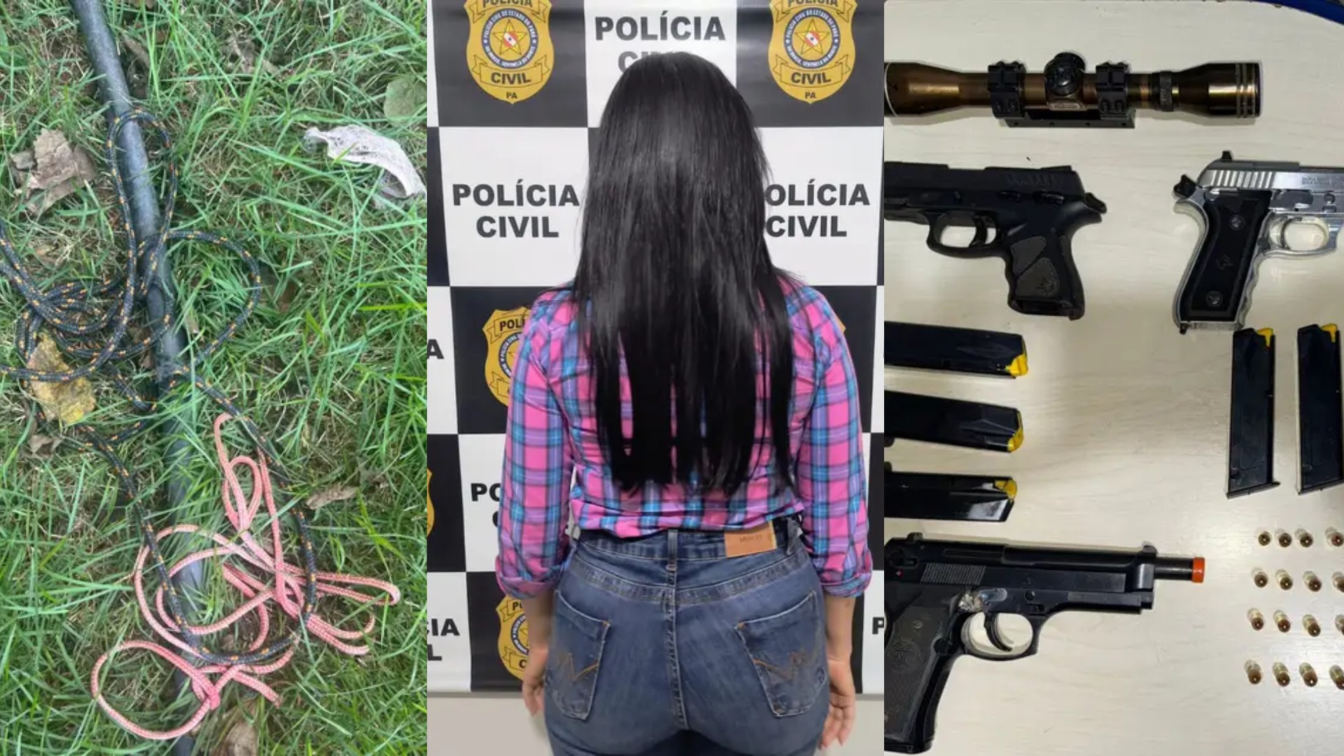 Suspeita é presa após vídeo de mulher amarrada nua e torturada ser divulgado, no Pará