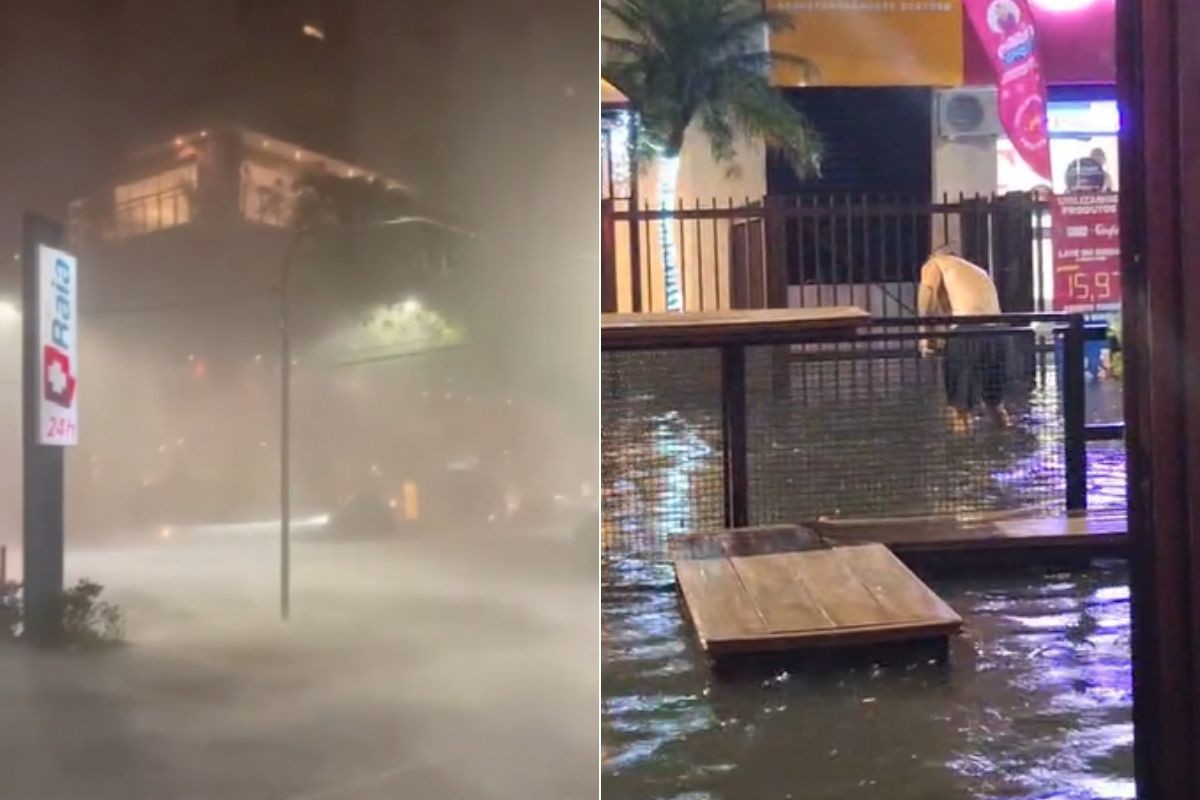 Litoral de SP registra o maior acumulado de chuva do estado e enfrenta transtornos