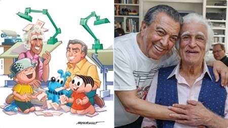 Mauricio de Sousa homenageia Ziraldo: ‘Perdi um irmão. Das letras, dos traços e da vida!’