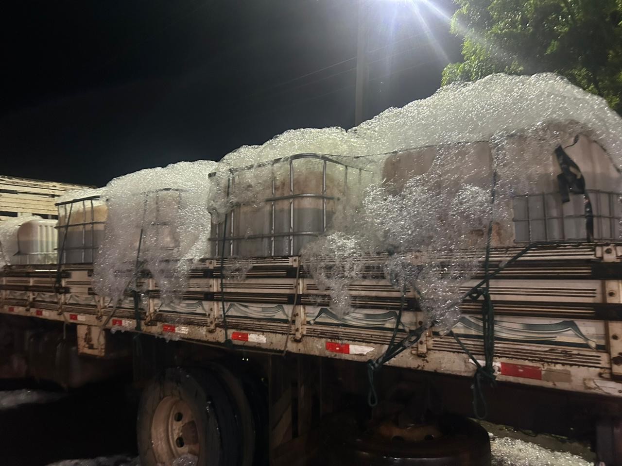 1,5 tonelada de tilápias vivas é apreendida em contêineres de ácido sulfúrico no Piauí