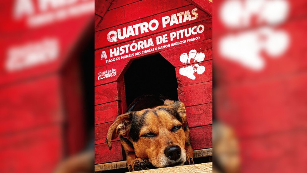 Tutor transforma pet em personagem de história em quadrinhos e protagonista de livro em Marília (SP) — Foto: Arquivo pessoal