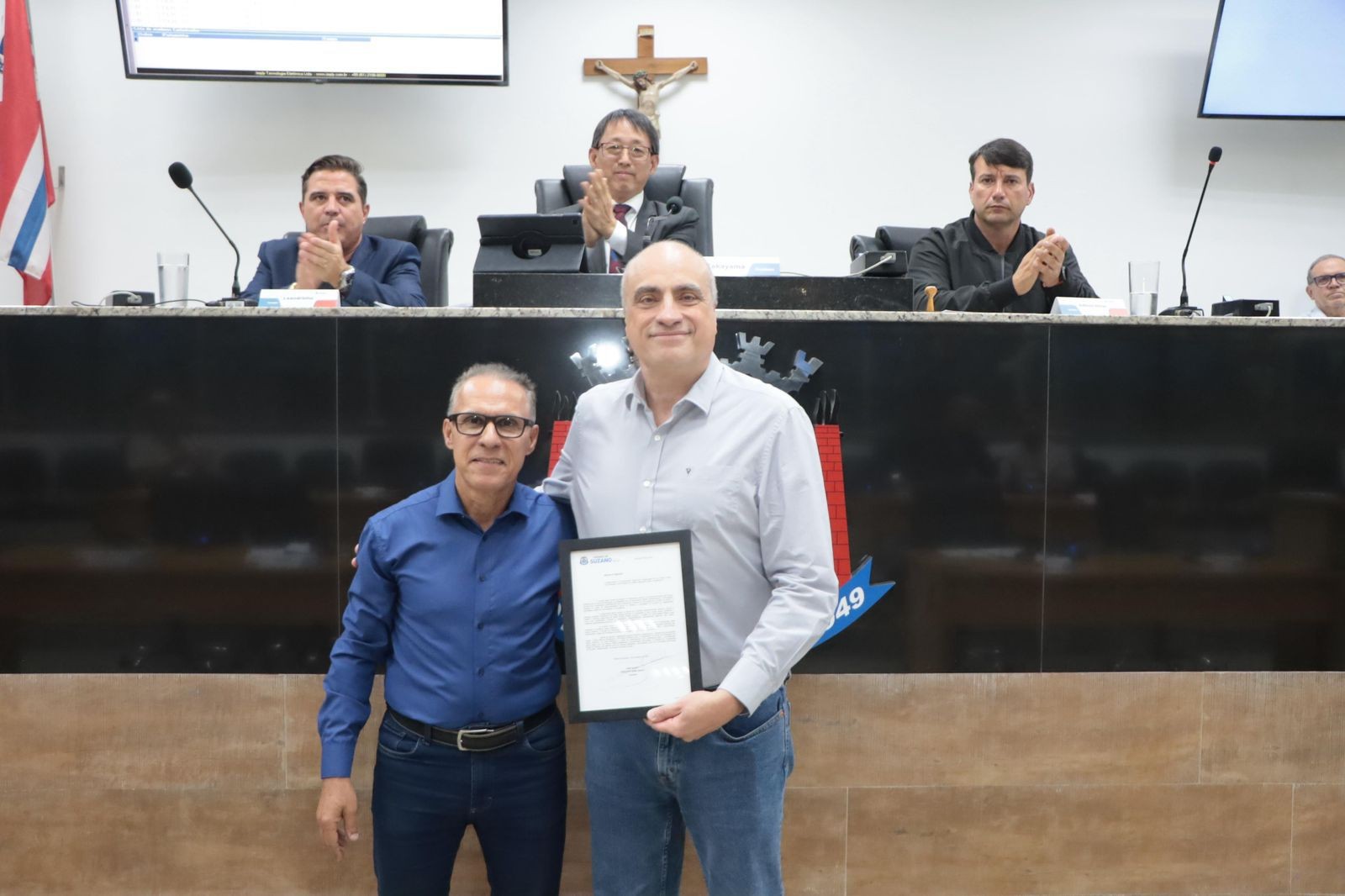 Unipiaget é homenageado pela Câmara de Suzano pela inauguração da sua Clínica-Escola de Psicologia